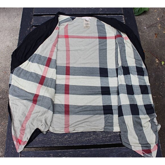 Burberry Brit -Open Front, Reversible Nova Check Cardigan, worn on Gossip Girl - Picture 6 of 10